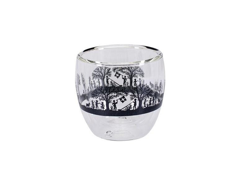 Kadastar Espresso Becher Bergchilbi 80 ml, 2 Stück, Transparent