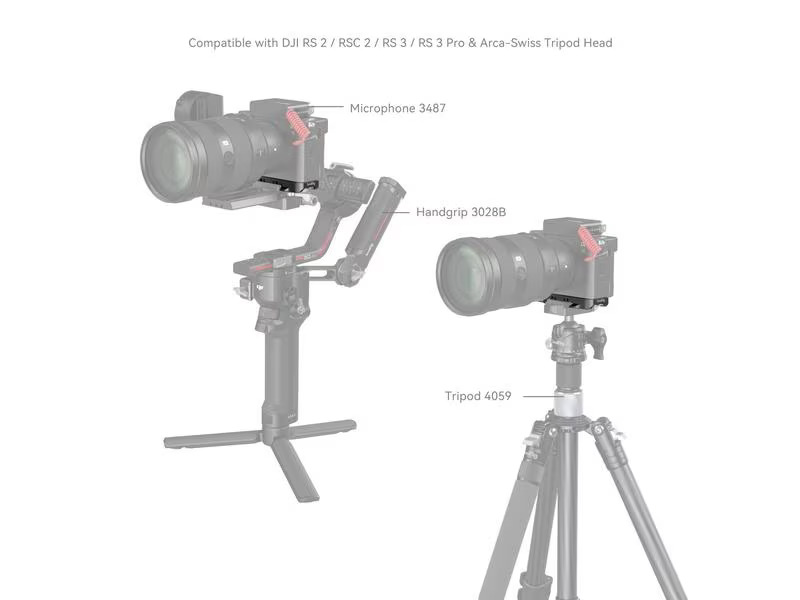 Smallrig Baseplate Sony Alpha 7C II / Alpha 7CR - Schwarz