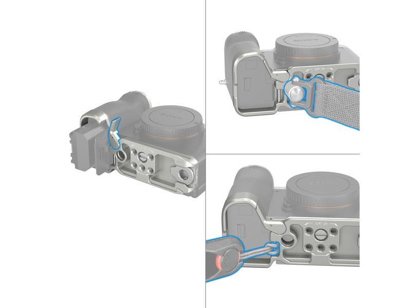 Smallrig Baseplate Sony Alpha 7C II / Alpha 7CR - Silber