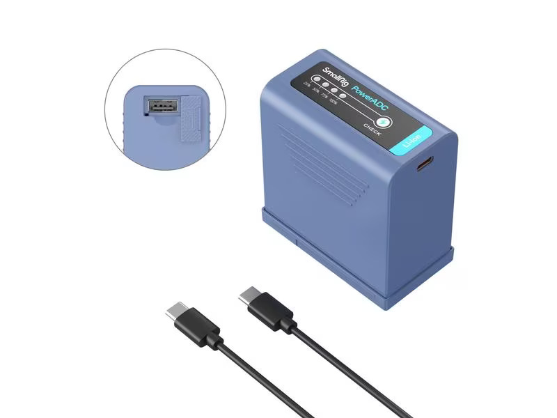 Smallrig Digitalkamera-Akku NP-F970 USB-C