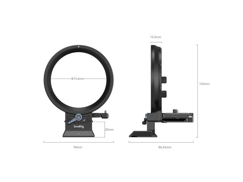 Smallrig Montageplatte Canon EOS R Series Kit Drehbar