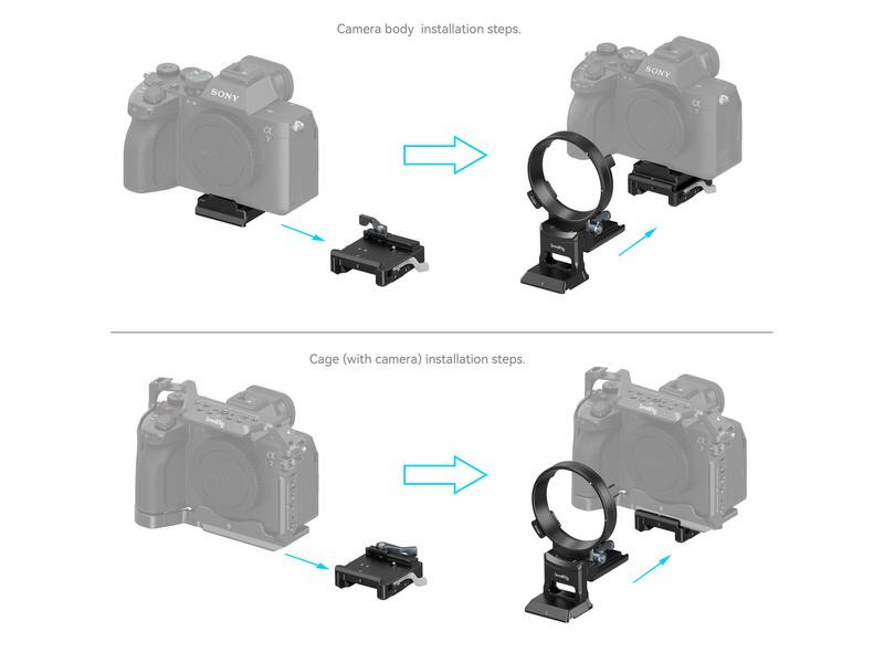 Smallrig Montageplatte Sony Alpha 1 / 7 / 9 / FX-series Kit Drehbar