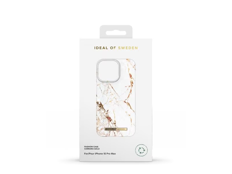 Ideal of Sweden Back Cover Carrara Gold iPhone iPhone 15 Pro Max
