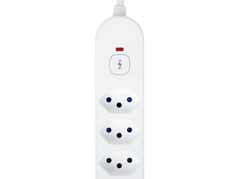 STEFFEN Steckdosenleiste IQ 3 x T13, USB-A+C, Weiss, 3 m Kabel