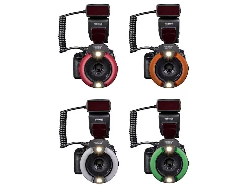 Yongnuo Fernauslöser YN-14EXII TTL-Makro-Ringlichtblitz für Canon