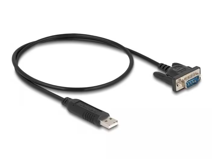 Delock Serial-Adapter USB-A Stecker - Seriell Buchse
