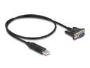 Delock Serial-Adapter USB-A Stecker - Seriell Buchse