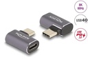 Delock USB-Adapter gewinkelt USB-C Stecker - USB-C Buchse