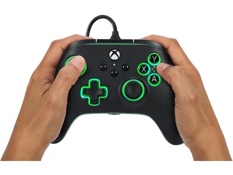 Power A Controller Advantage Lumectra + LED Strip