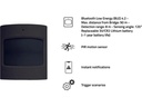 hombli Bewegungsmelder Bluetooth PIR Motion Sensor, Schwarz