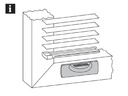 Gardinia Magnethalter Unterschiene Schwarz