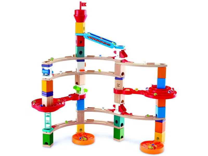 Hape Kugelbahn Quadrilla Super Spiralburg &amp; Endspurt