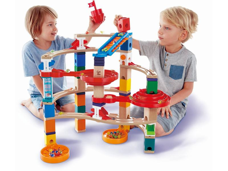 Hape Kugelbahn Quadrilla Super Spiralburg &amp; Endspurt