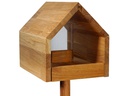 LUXUS-VOGELHAUS Vogelfutterhaus Bauhaus I, 20.5 x 28 x 23.5 cm, Holz