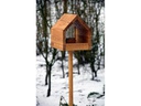LUXUS-VOGELHAUS Vogelfutterhaus Bauhaus I, 20.5 x 28 x 23.5 cm, Holz