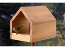 LUXUS-VOGELHAUS Vogelfutterhaus Bauhaus I, 20.5 x 28 x 23.5 cm, Holz