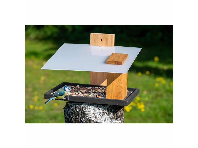 dobar Design-Vogelfutterhaus Futura I, 35 x 24 x 22 cm, Holz