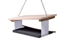 dobar Design-Vogelfutterhaus Futura II, 38 x 22 x 18 cm, Holz