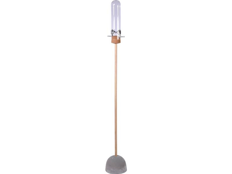 dobar Futtersäule Premium-Pickbar, Ø 7 x 30 cm, Glas