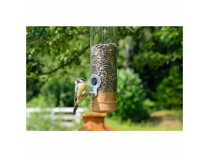 dobar Futtersäule Premium-Pickbar, Ø 7 x 30 cm, Glas