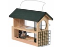 dobar Vogelfutterstation 7-in-1, 39 x 19 x 29 cm, Holz