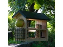 dobar Vogelfutterstation 7-in-1, 39 x 19 x 29 cm, Holz