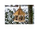 dobar green label Vogelhaus Caliente zum Aufhängen, 29 x 29 x 34 cm, Holz
