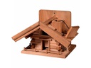 dobar green label Vogelhaus St. Moritz, 33 x 24.5 x 21 cm, Holz