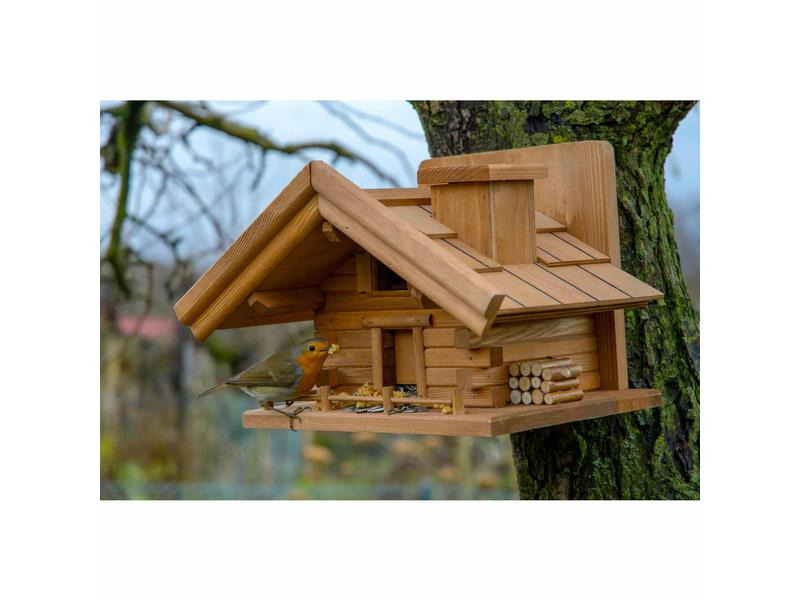 dobar green label Vogelhaus St. Moritz, 33 x 24.5 x 21 cm, Holz