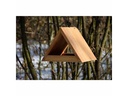 dobar green label Vogelhaus Triangel, 26.5 x 19 x 19 cm, Holz