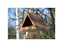 dobar green label Vogelhaus Triangel, 26.5 x 19 x 19 cm, Holz