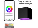 hombli Gartenleuchte Smart Wall Light 2 x 3W, RGB+CCT, Schwarz