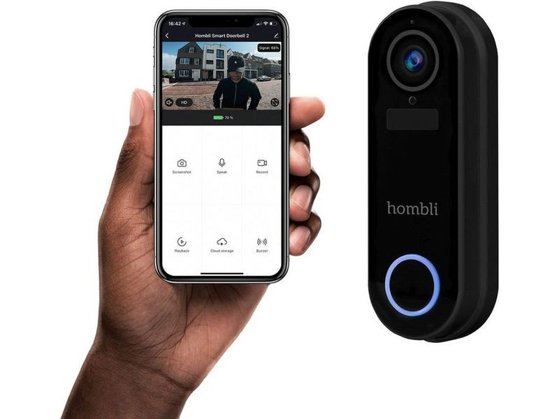 hombli Smart Doorbell Pack, Schwarz
