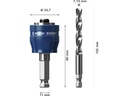 Bosch Professional Expert Power Change Plus Adapter mit HSS-G-Bohrer