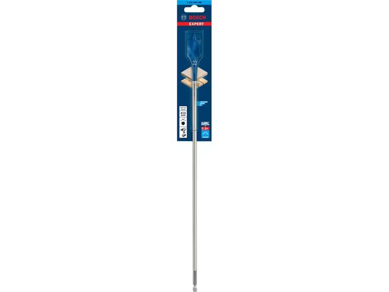 Bosch Professional Flachfräsbohrer EXPERT Self Cut Speed, 22 x 400 mm