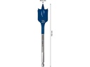 Bosch Professional Flachfräsbohrer EXPERT Self Cut Speed, 25 x 152 mm
