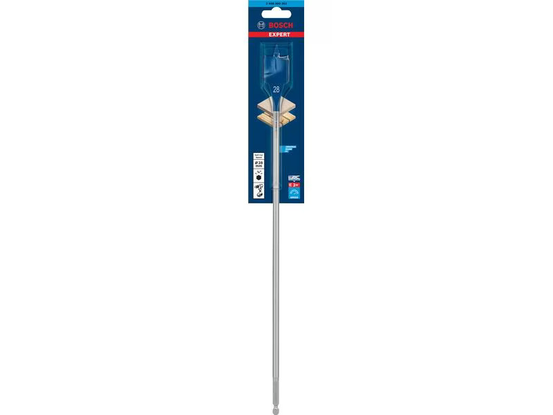 Bosch Professional Flachfräsbohrer EXPERT Self Cut Speed, 28 x 400 mm