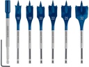 Bosch Professional Flachfräsbohrer-Set Expert Self Cut Speed, 7-teilig