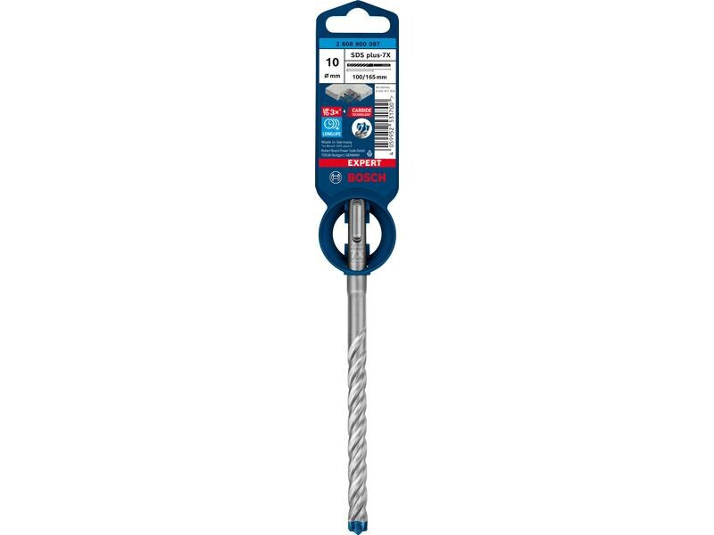 Bosch Professional Hammerbohrer EXPERT SDS plus-7X, 10 x 100 x 165 mm