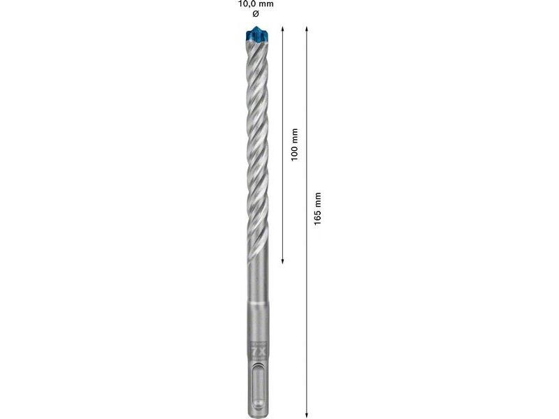 Bosch Professional Hammerbohrer EXPERT SDS plus-7X, 10 x 100 x 165 mm