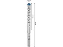 Bosch Professional Hammerbohrer EXPERT SDS plus-7X, 12 x 100 x 165 mm