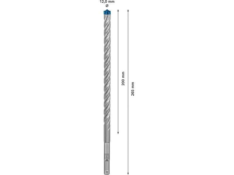 Bosch Professional Hammerbohrer EXPERT SDS plus-7X, 12 x 200 x 265 mm