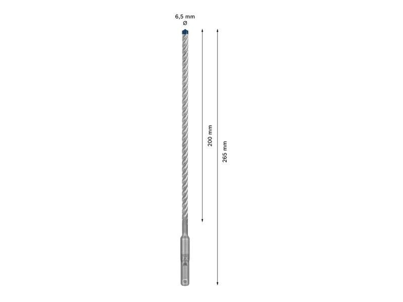 Bosch Professional Hammerbohrer EXPERT SDS plus-7X, 6.5 x 200 x 265 mm