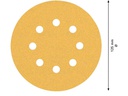 Bosch Professional Schleifpapier EXPERT C470, 125 mm, G 100, 5-tlg.