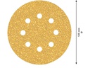 Bosch Professional Schleifpapier EXPERT C470, 125 mm, G 40, 5-tlg.