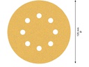Bosch Professional Schleifpapier EXPERT C470, 125 mm, G 80, 5-tlg.