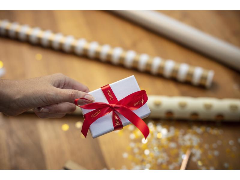 Brother Beschriftungsband TZe-RW34 Gold auf Rot