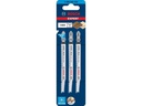 Bosch Professional Stichsägeblatt EXPERT Wood 2-side clean T 308 B, 3 Stück