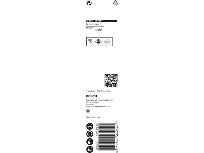 Bosch Professional Bohrer Expert HEX-9 HardCeramic, 6 x 90 mm