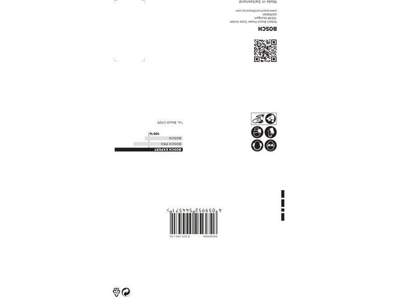 Bosch Professional Schleifpapier EXPERT C470, 100 x 150 mm, G 240, 10-tlg.